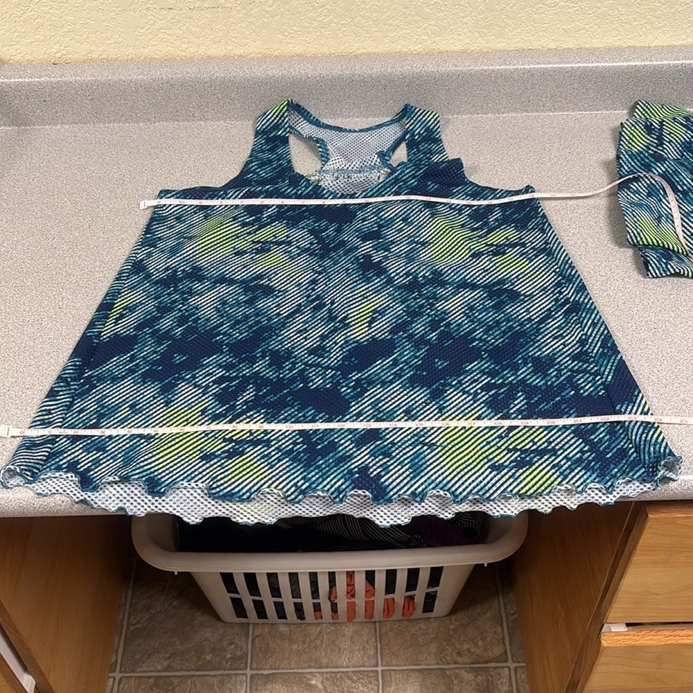 Ty 2 piece set, Blue and Green Patterned - Picture 8 of 13